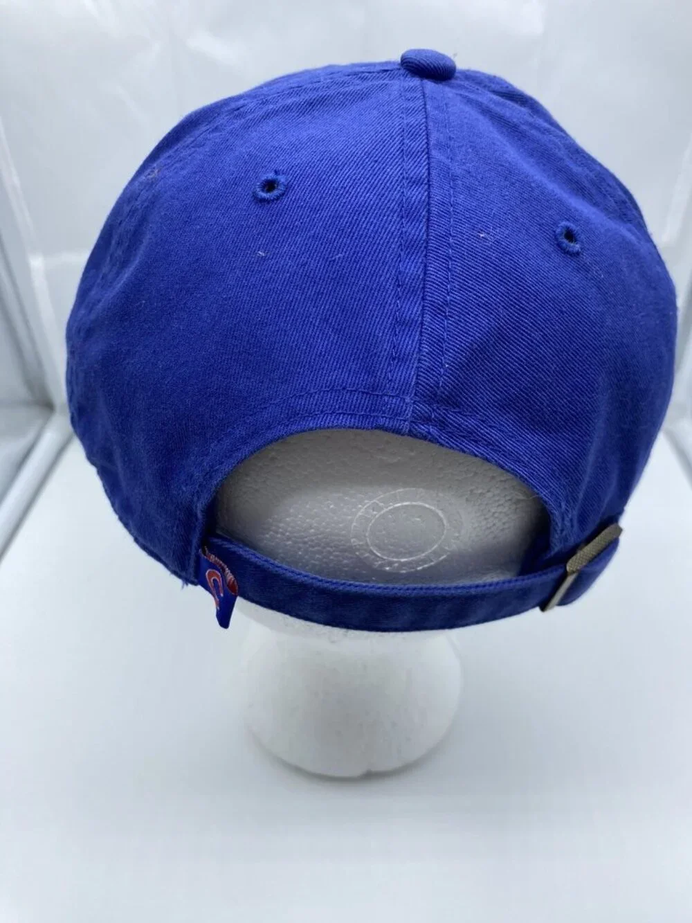 Chicago Cubs Blue Baseball Hat Cap Adjustable Strap-Back MLB Red C 47 Brand